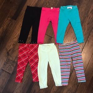 3T pants. Lot of 6. Girl